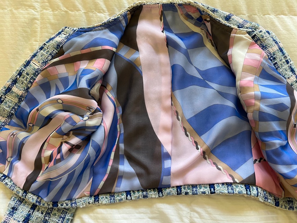 Cropped French Jacket with Matching Sheath Dress  Cloning Couture